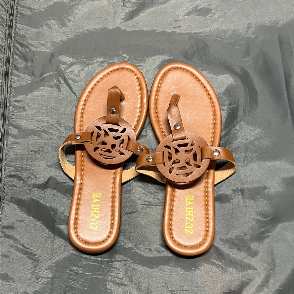 Brown Leather Sandals